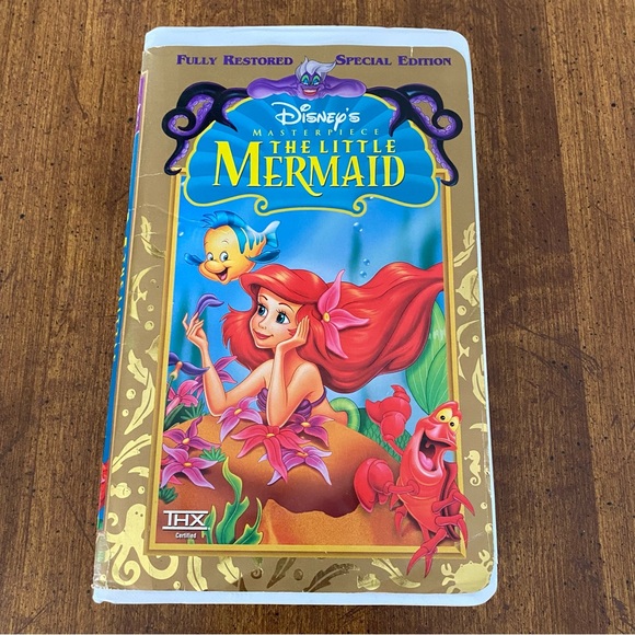Disney Other The Little Mermaid Vintage Vhs 998 Fully Restored